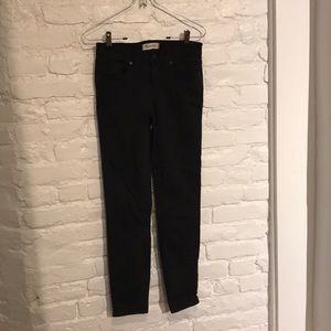 Madewell Black stretch skinny jeans